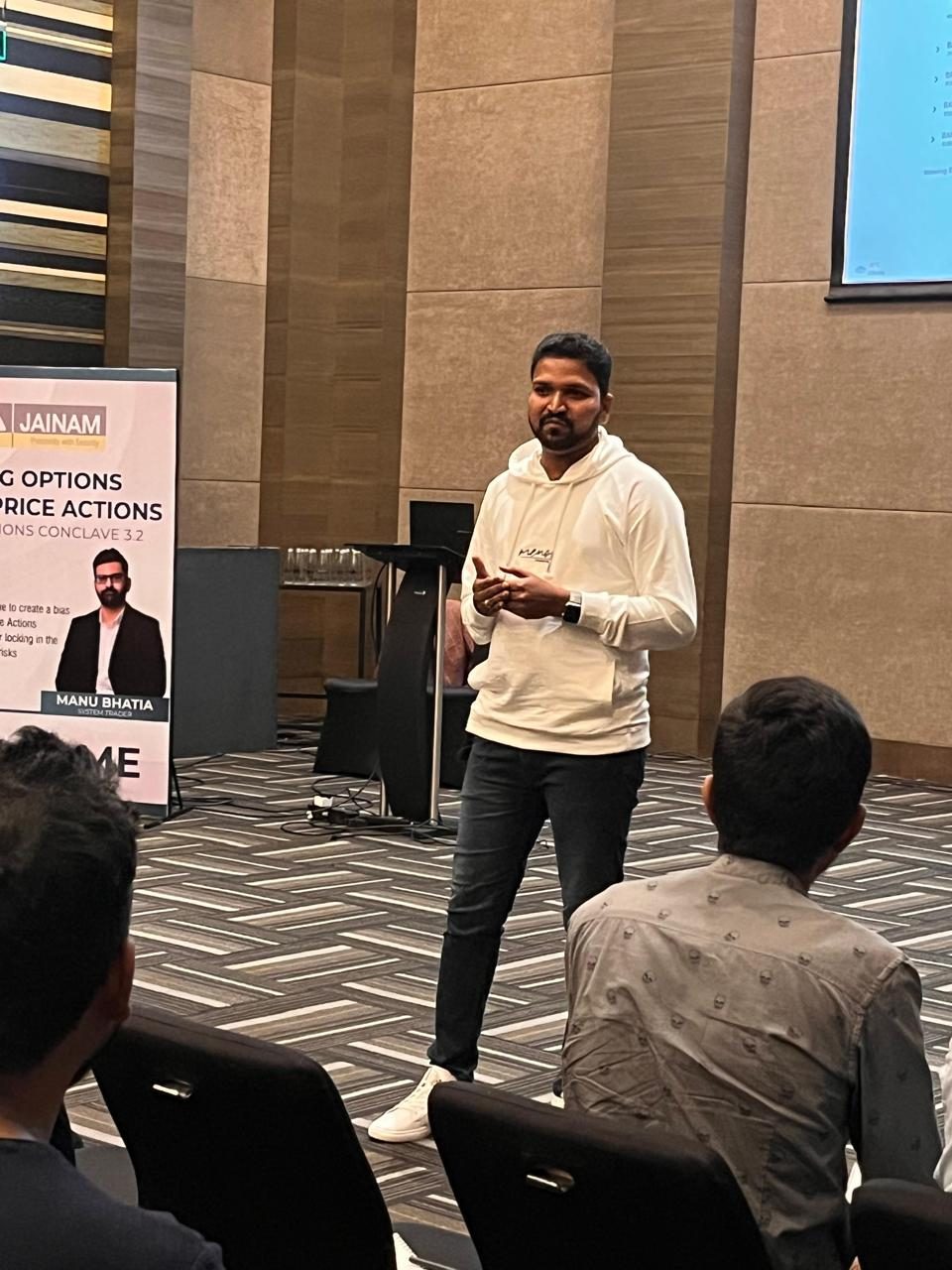 The Simple Trade speaking at a trading summit